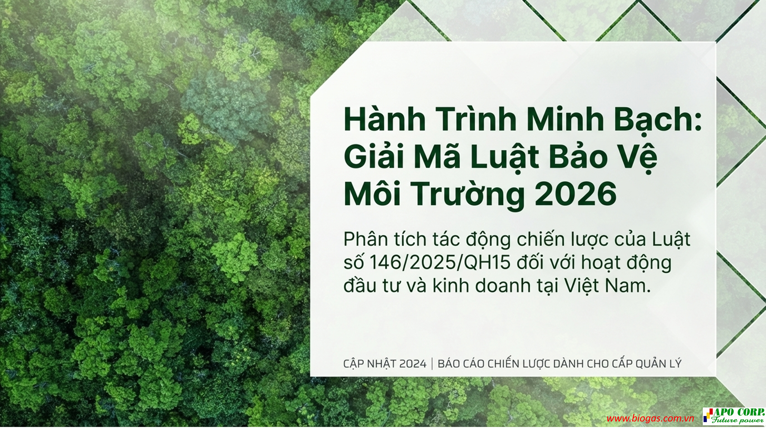 Những Bước Ngoặt Mới Trong Luật Môi Trường 2026: 6 Thay Đổi 